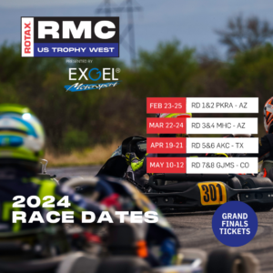 Rotax karting events for the US Trophy West Series 2024