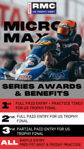 US Trophy West Kart Series Awards for Micro MAX drivers