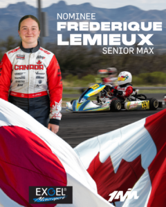 Frederique Lemieux Senior MAX EXGEL Driver Exchange Program Nominee
