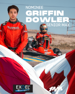 Griffin Dowler Senior MAX EXGEL Driver Exchange Program Nominee