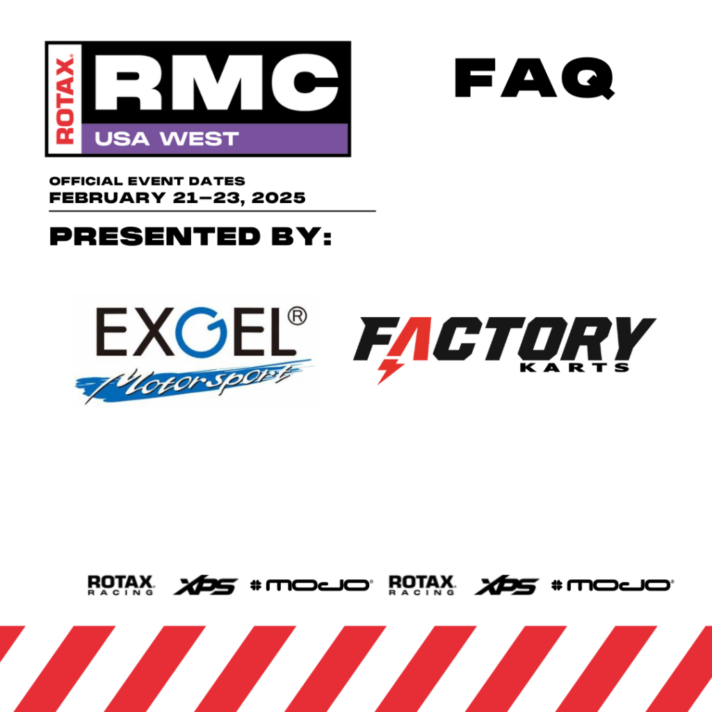 RMC USA WEST Race Week FAQ and Updates